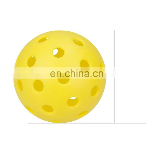 High Quality and Durable Indoor 74mm 26-hole USAPA Approve Pickleball Balls photo-4