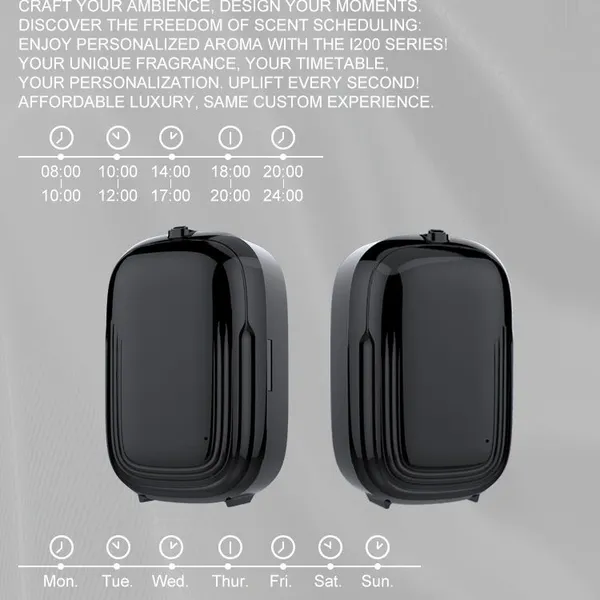 High Cost Performance Quiet Whisper 150ml Essential Oil Fragrance Bluetooth Led Display Scree Machine Aroma Electric Diffuser photo-2