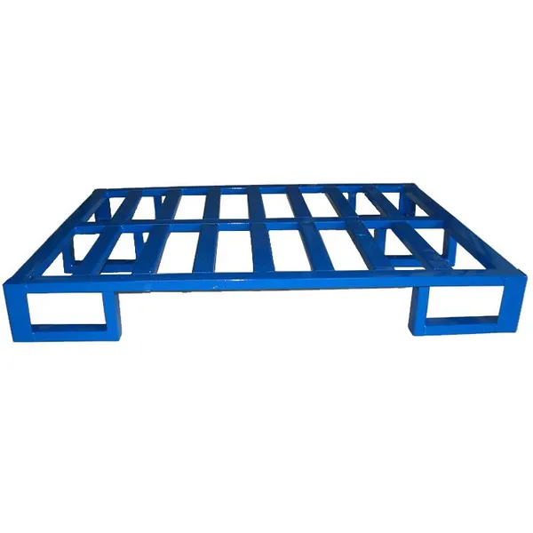Wood Surface Steel Pallet With Anti-Slip Coating for Industrial Use photo-5