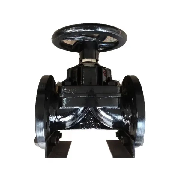 Pn16 Manual Cast Iron Type Diaphragm Valve With Rubber EPDM Lined Diaphragm Valves