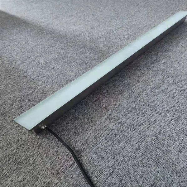 Led Strip In-ground Lights With Tempered Glass Surface, Embedded for Squares, Gardens and Commercial Streets, Model Qy-qr1505 photo-3