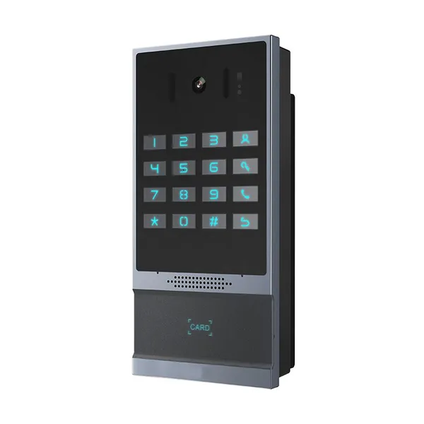 video door phone ecurity protection high-quality elegant appearance aluminum alloy design and a lighting numeric keypad a speed-dial button