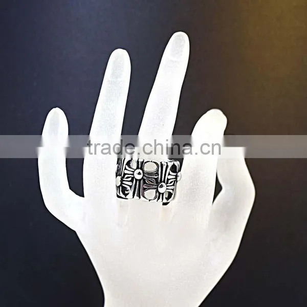 Latest Design Rings Silver Stainless Steel Boys Rings Fashion for Men photo-6