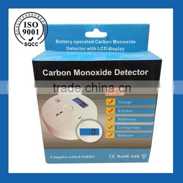 2014 Hot Selling Fire Alarm,smart Smoke Detector,9V Battery &220VDC Cigarette Smoke Detector photo-2