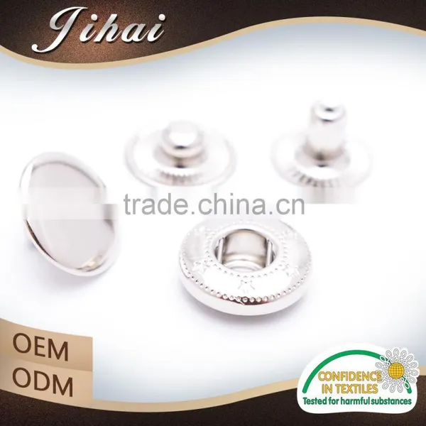 New Product Clothing Metal Button Prong Ring Snap Fastener photo-3