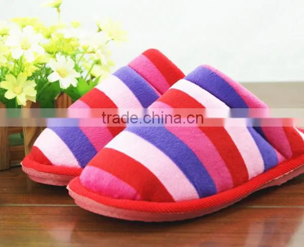 2015 Newest High Quality Cheap Indoor Cotton Soft Slippers for Women Korea Style Slippers Wholesale photo-2