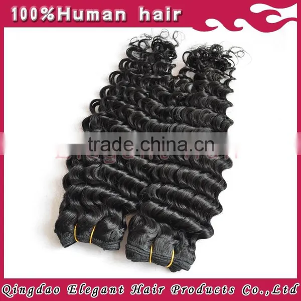 2015 New Style No Shedding Brazilian Remy Deep Wave Double Drawn Virgin Hair photo-5