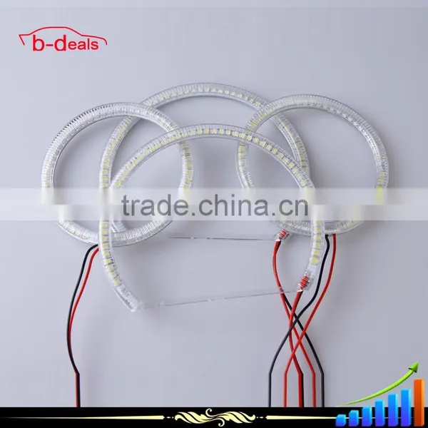 B-deals Two Choices SMD Plastic Cover Angel Eyes Led Rings for Mitsubishi LANCER X photo-2