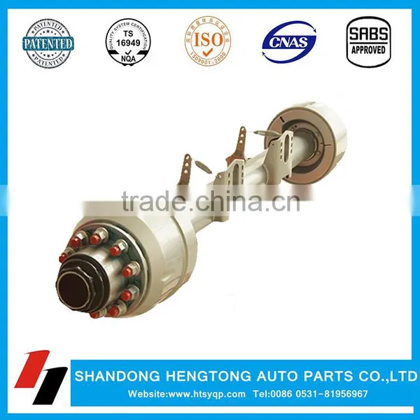 Truck Trailer Parts 13 Ton FUWA Axle With Brake System photo-4
