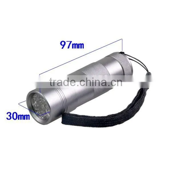 YT-7312DUV Led Flashlight 390nm-395nm Wavelength 12 LED UV Flashlight photo-3
