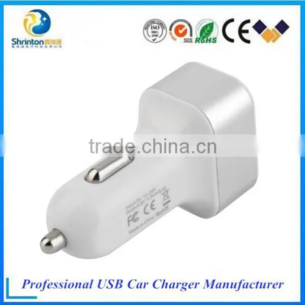 Triple USB Universal Car Charger Adapter 3 Port 2A 2.1A 1A For Cell Phone photo-2