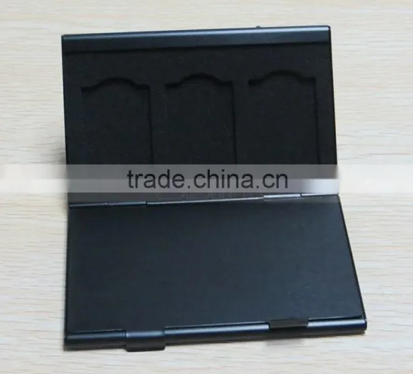 Silver Aluminum Box Portable 6 in 1 Memory Card Case SD/SDHC/MMC 6x SD Card Cases photo-3