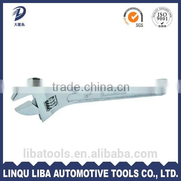 China Supplier High Qualtiy CrV Labor Saving Tool Adjustable Wrench Monkey Spanner For Undoing Screws photo-3
