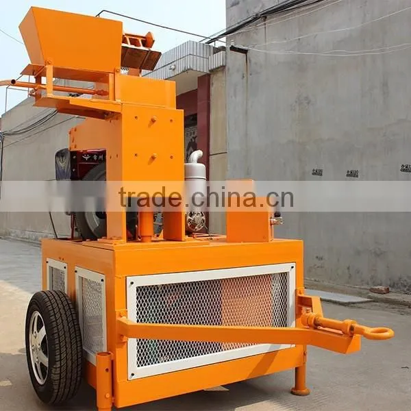 FL1-20 Adobe Compressed Earth Block Machine With Car Tire in India photo-3