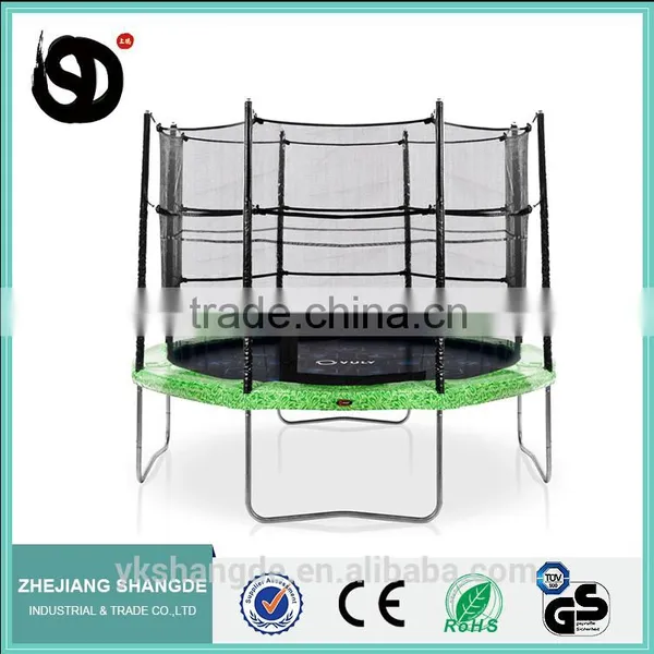Amusement Equipment 14 Big Heavy Duty Round Trampoline With Child Safety Net photo-3