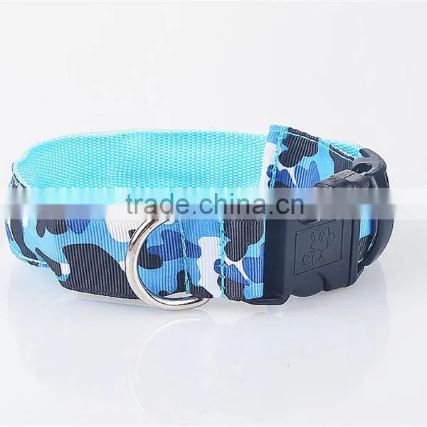 Camouflage LED Collar Lighted up Nylon LED Collar photo-4