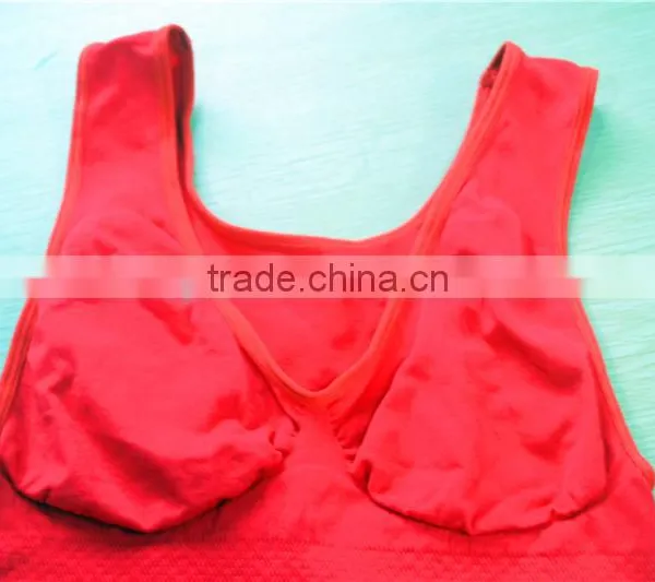 Women Seamless Camisole Sports Crop Tops Ladies Underwear photo-3
