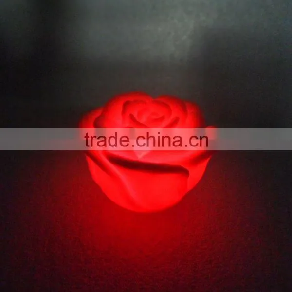 Rose Christmas Night Light Can Changing More Color photo-3