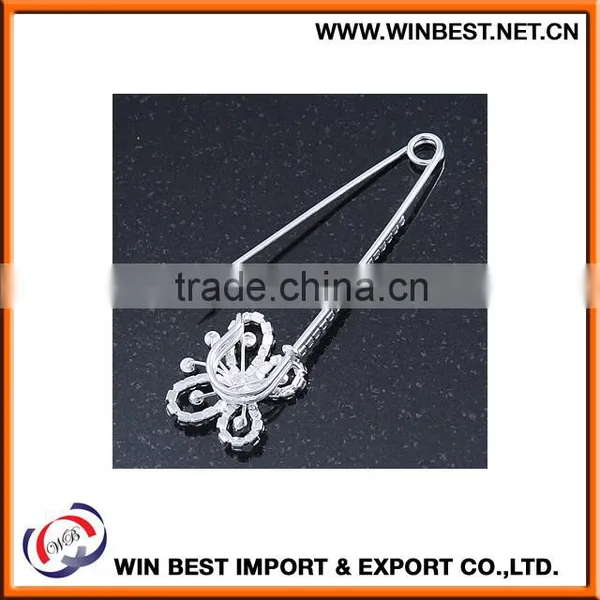 China Wholesale Costume Jewellery Trendy Brooches, Rhinestone Pin for Wedding photo-4