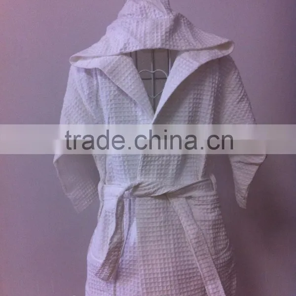 Kimono Collar Waffle Bathrobe,customized Waffle Bathrobe photo-5