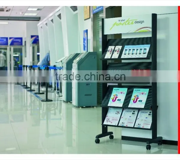 2015 Popular 4 Tier Magazines Shelving photo-2