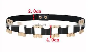 Ladies Fashion Golden Alloy Elastic Belts photo-2