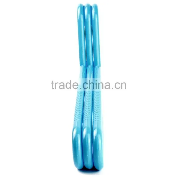 2 Hooks,big Blue Plastic Cloth Hanger photo-5