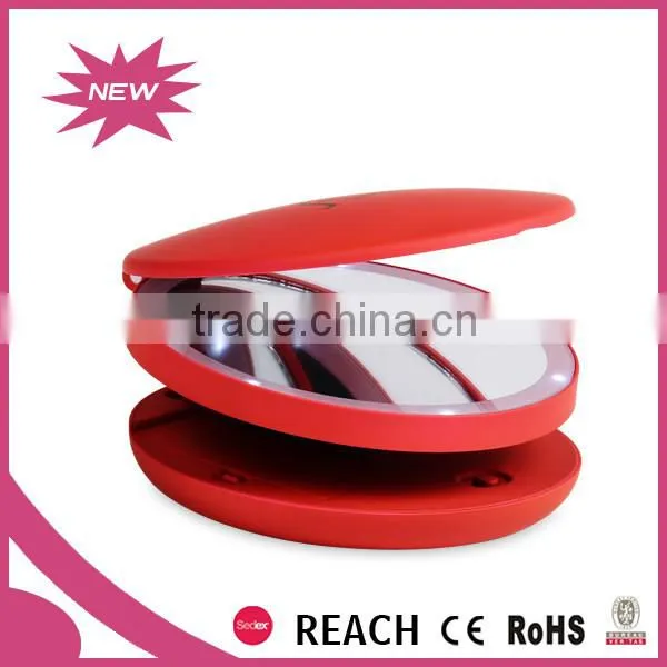 Folding Makeup Double Side Mirror With LED Light photo-3