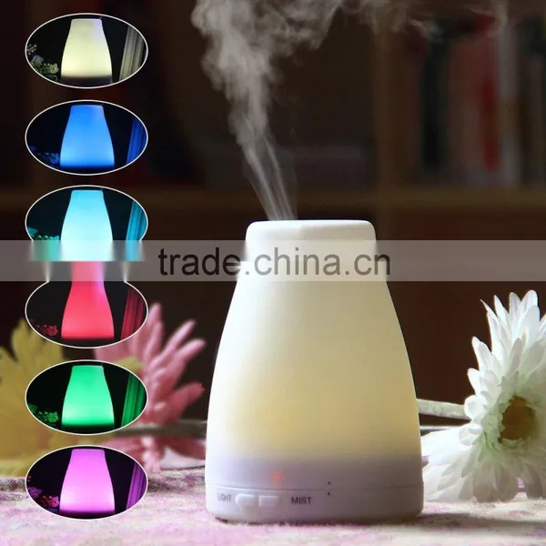 Veister Aromatherapy Diffuser Portable Ultrasonic Aroma Humidifier With 7 Color Changing LED Lamps photo-5