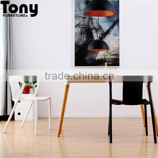Classic Living Room Furniture White Plastic Chair photo-3