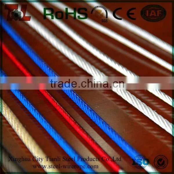 7x7 Pvc Coated Galvanized Steel Cable/steel Wire Rope photo-3