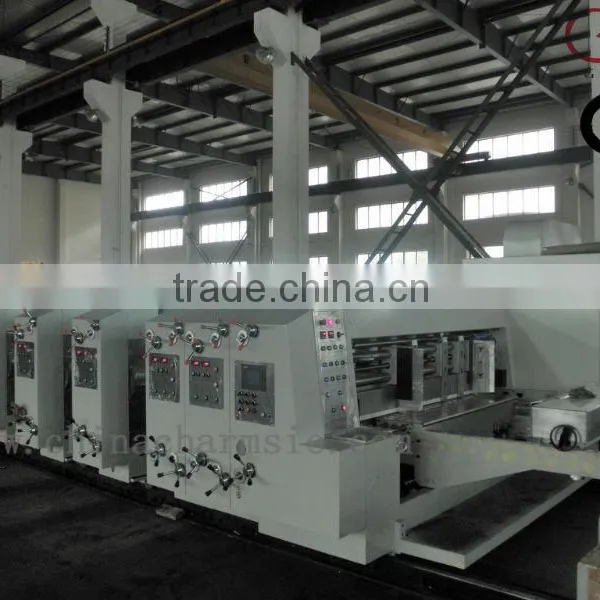 GIGA LX 308 Flexo Carton Box Automatic Printing Machine With Stacker