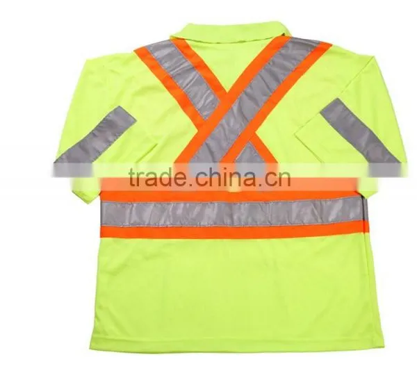 Safety Shirt hi Vis Shirt Reflective Work Shirts Dri Fit Reflective Shirt photo-2
