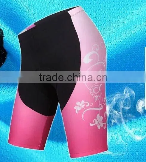 Santic Summer New Style Women Sublimation Cycling Wear Set With Padded Compression Shorts and Anti-UV photo-3