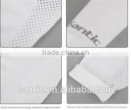 Santic Running Cycling Arm Sleeves Color White photo-3