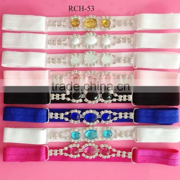 2015 Hot Selling Factory Price Pearl and Rhinestone Connector Decoration Headwear (RCH-53) photo-2