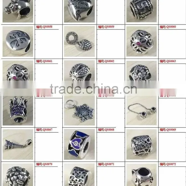 Custom Wholesale Antique European Style Snake Chain 925 Sterling Silver Vintage Bead Charm Bracelet For Women photo-6