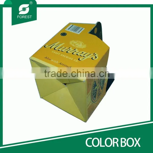 BEVERAGE INDUSTRY HIGH QUALITY KRAFT PAPER COLOR BOXES FOR 4 PACKING BOTTLE JUICE photo-4