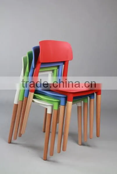 Heavy-duty Plastic Hotel Banquet Chairs With Wood Frame 1561b Quality Choice photo-5