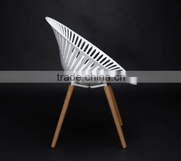 Whole Sale Outdoor Furniture Moon Chair With Wooden Leg Leisure Chair No 1554a photo-3