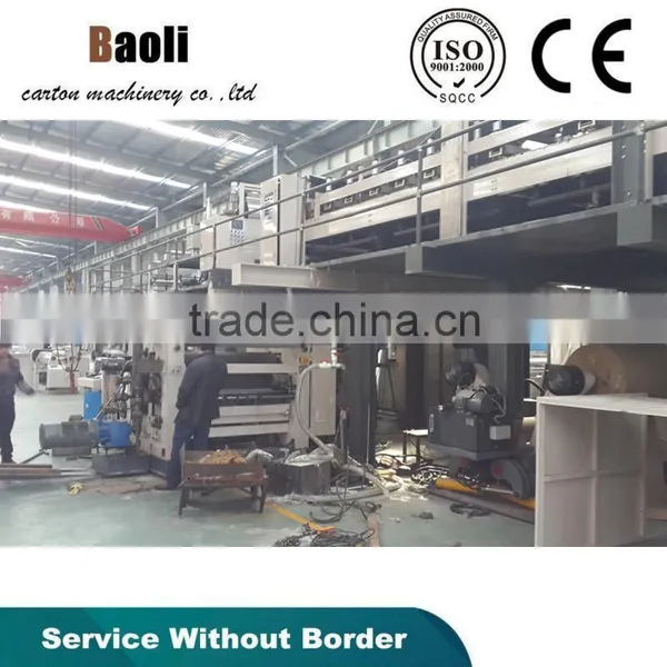 Corrugated Cardboard Production Line Used Corrugated Making Machine