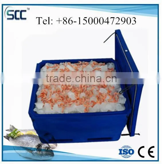 Isothermal Container for Storing Fish, Fish Storage Cooler Container For Cold (LLDPE+PU Insulation) photo-2