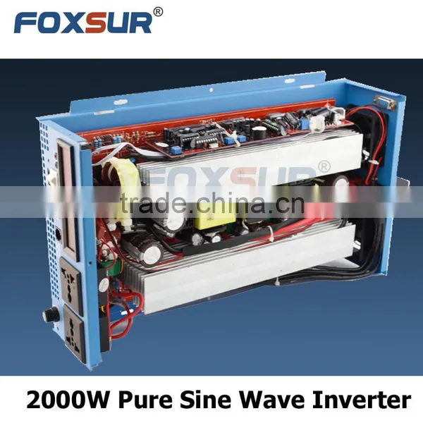 High Frequency Battery Voltage Digital Display Pure Sine Wave Inverter 24V DC to 110V AC, DC to AC Competitive Price 2000W photo-3