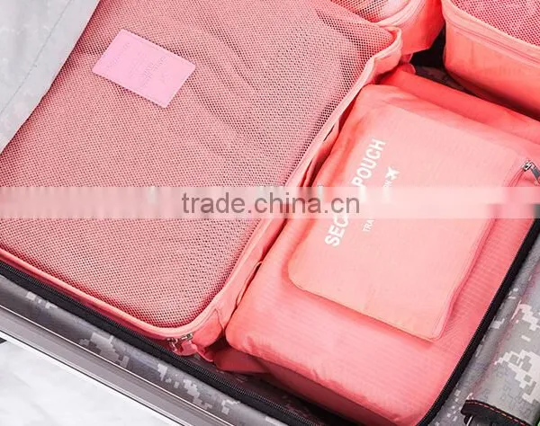 YIWU RODA 6 Sets Fashion Atmosphere of Nylon Fabric Foldable Storage Travel Bag photo-2
