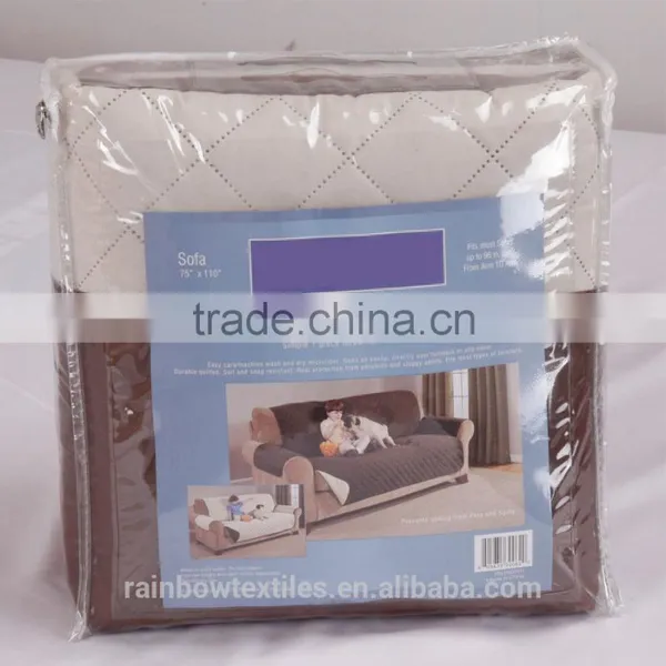 75gsm 100% Polyester Microfiber Love Seat Soft Cover photo-6