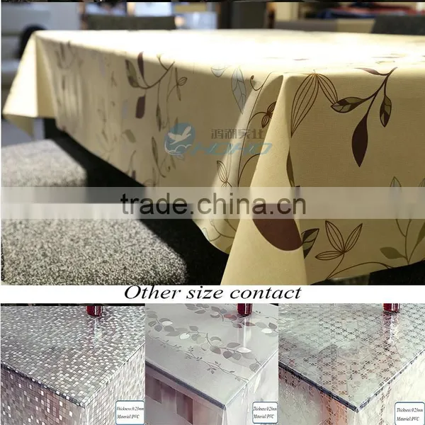 Cheap Square Table Cloth 100% PVC Table Cloth