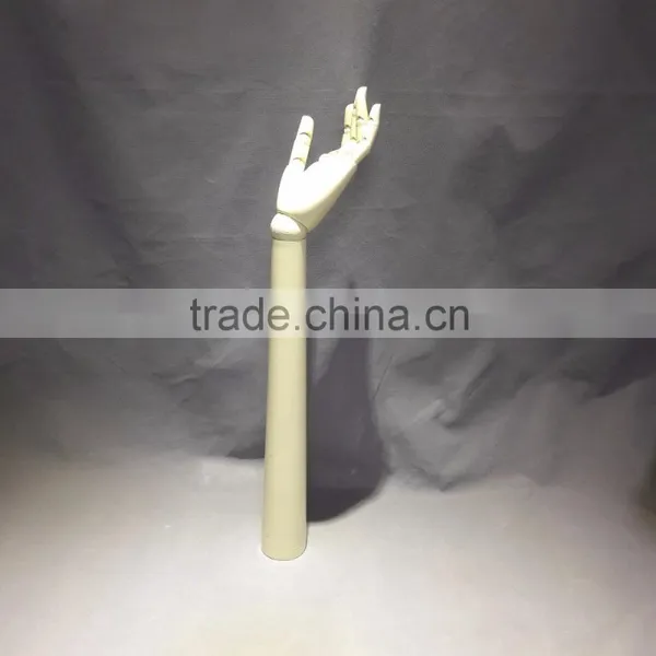 Light Hand Plastic Long Hand Female Wooden Hand Display Heavy Bottom Hand photo-5