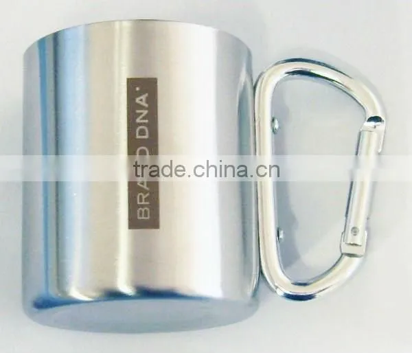 Promotional Travel Carabiner Mug With Plastic Lid photo-2
