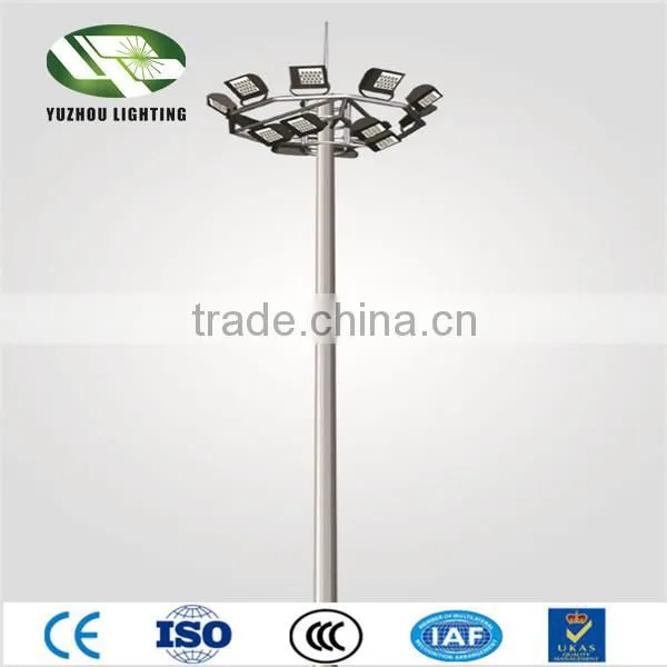 Air Port High Mast Flood Lighting Pole 400w High Pole Flood Lights 30 Meter High Pole Light photo-3