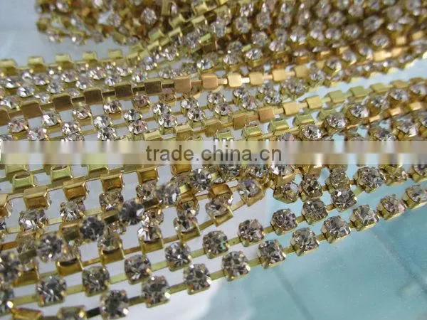 Round Cup Chain With Shining Rhinestones for Sell